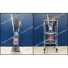Creative low price professional 30l Jacketed glass reactor for sale